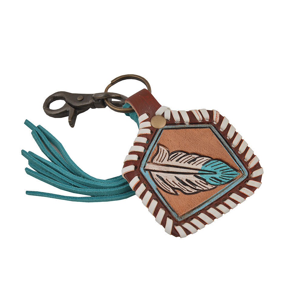 Alium Leather Keychain