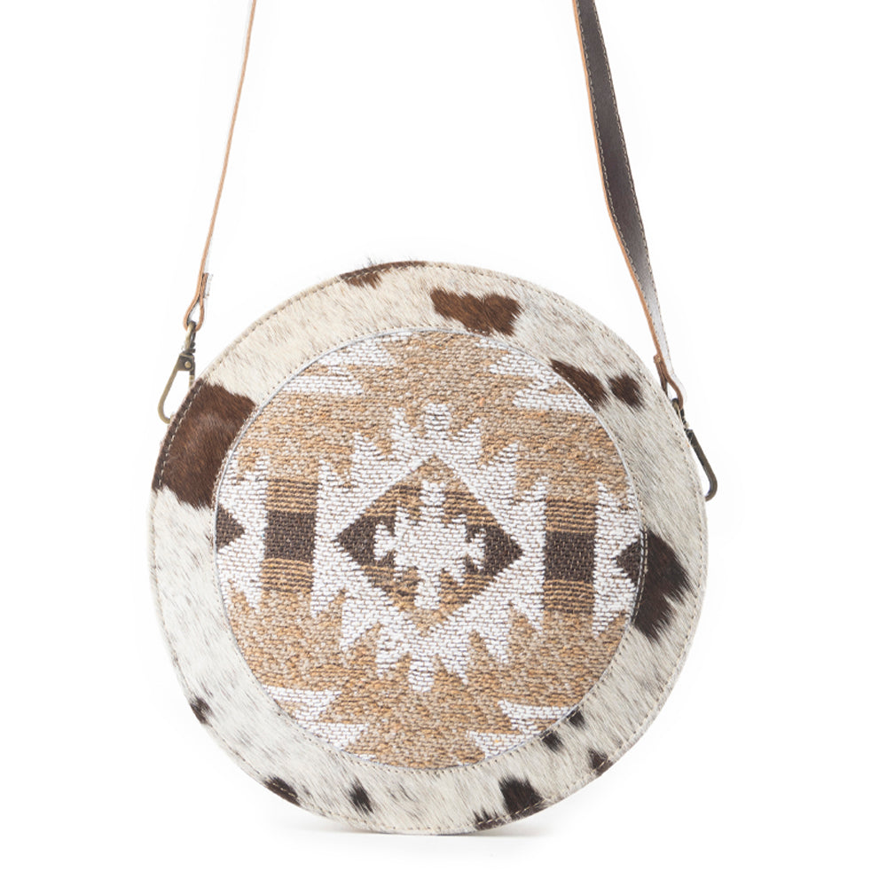 Boho Mustard Round Bag