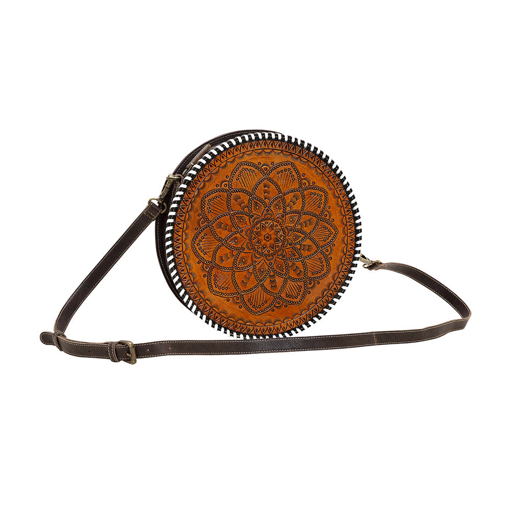 Boho Brown Round Bag