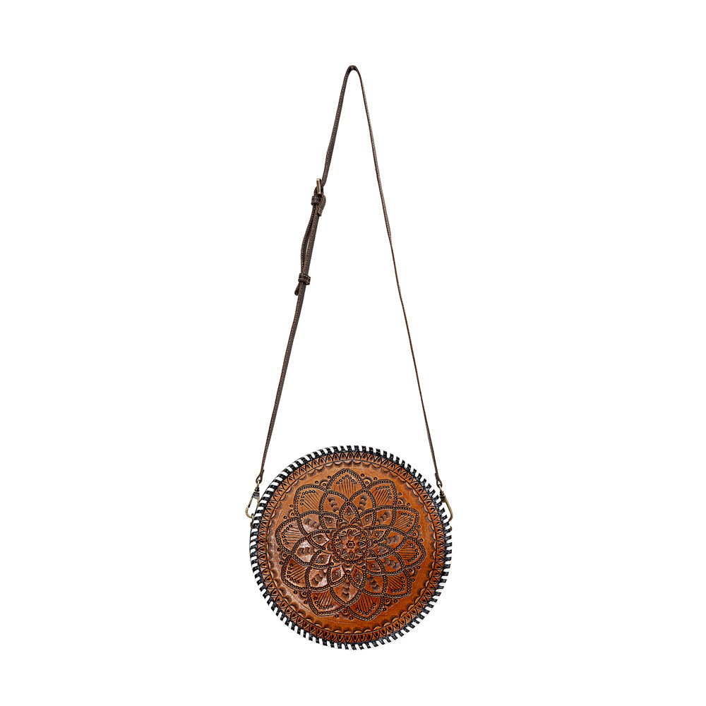 Boho Brown Round Bag