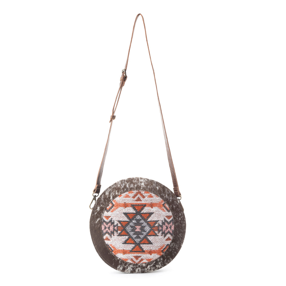 Boho Pink Round Bag