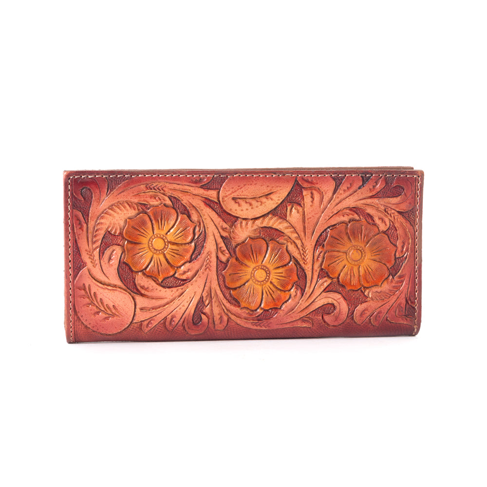 Zipper Crimson Wallet