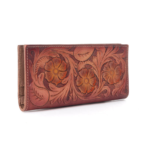 Zipper Crimson Wallet