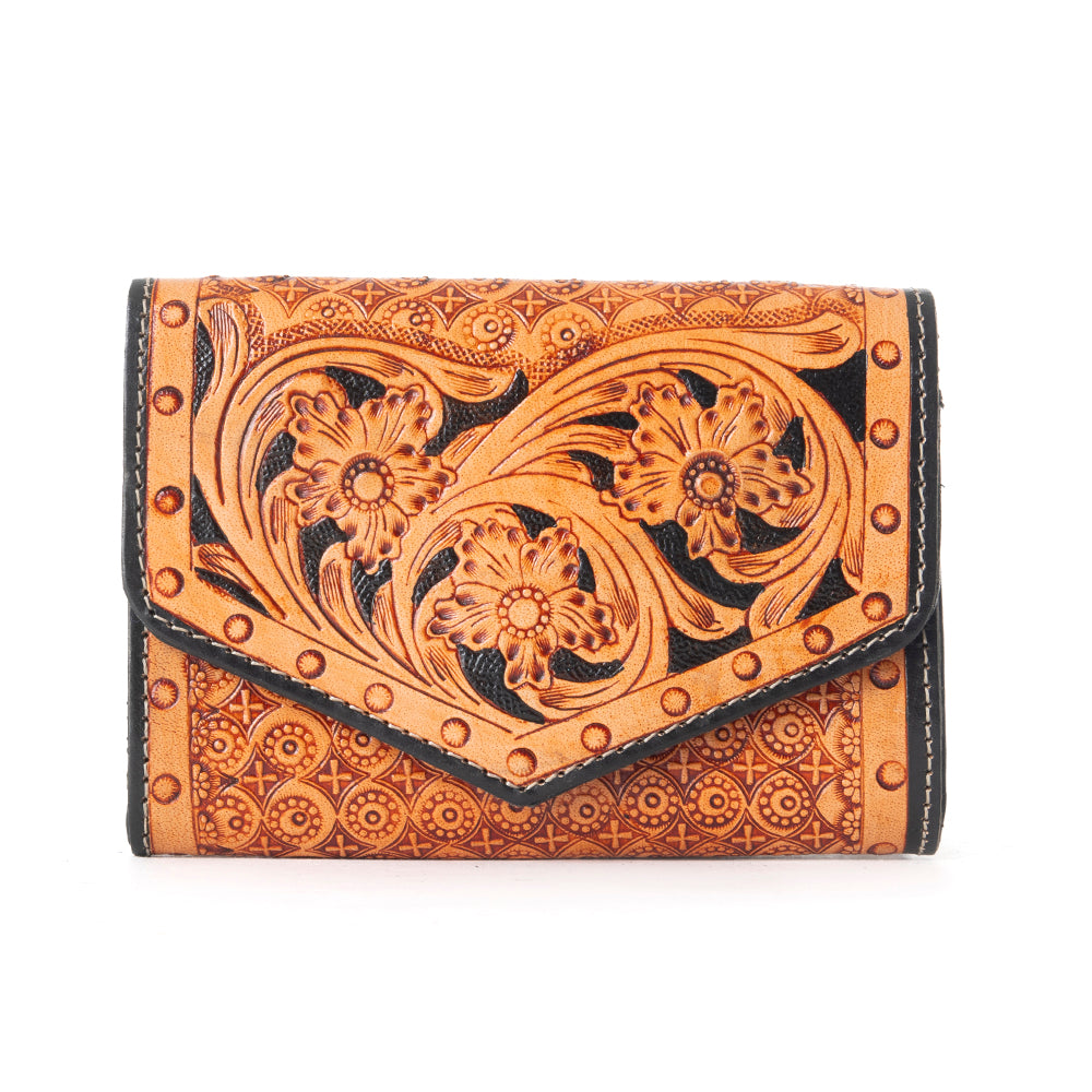Orange Black Wallet