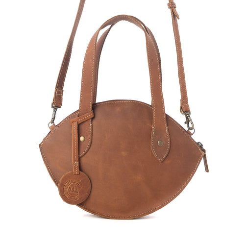 Brown Nest Leather & Hair On Bag