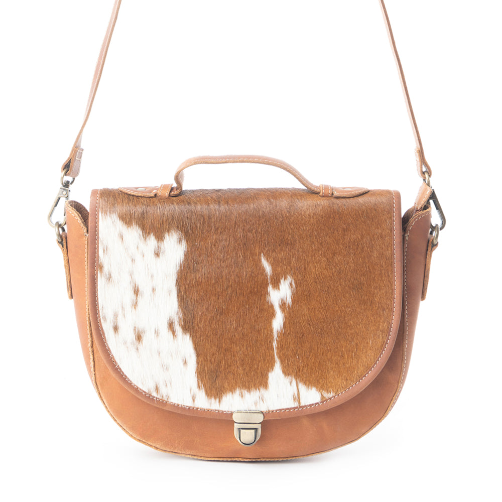 Vanilla Fiesta Leather & Hair On Bag