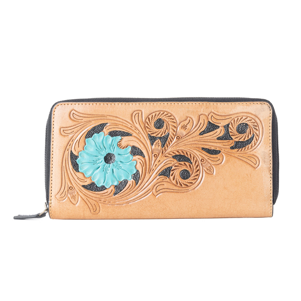 Blue Bloom Wallet