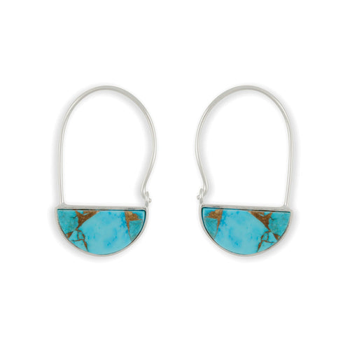 SILVER DIAMETER EARRING