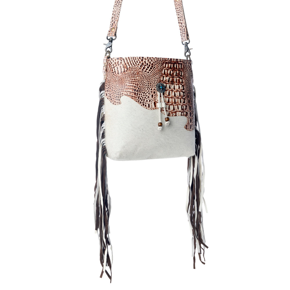 SMOKEY WEST LEATHER & HAIRON BAG