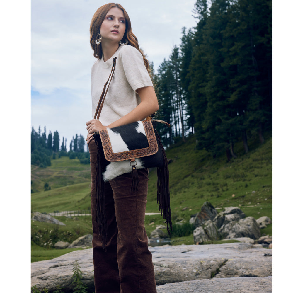 ALINA HAND-TOOLED BAG