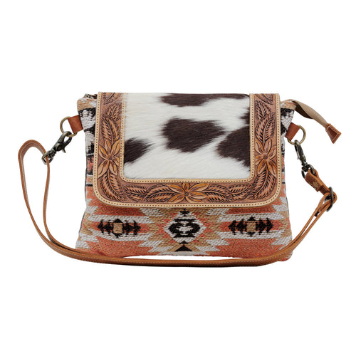 SANSA HAND-TOOLED BAG