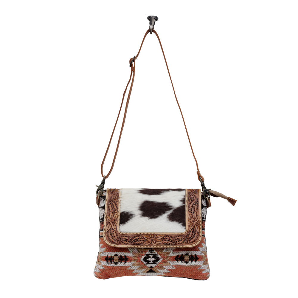 SANSA HAND-TOOLED BAG