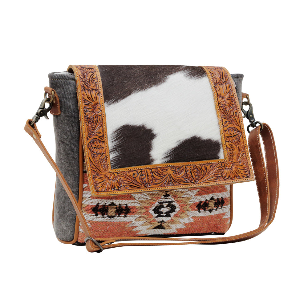 SANSA LOPEZ HANDTOOLED BAG