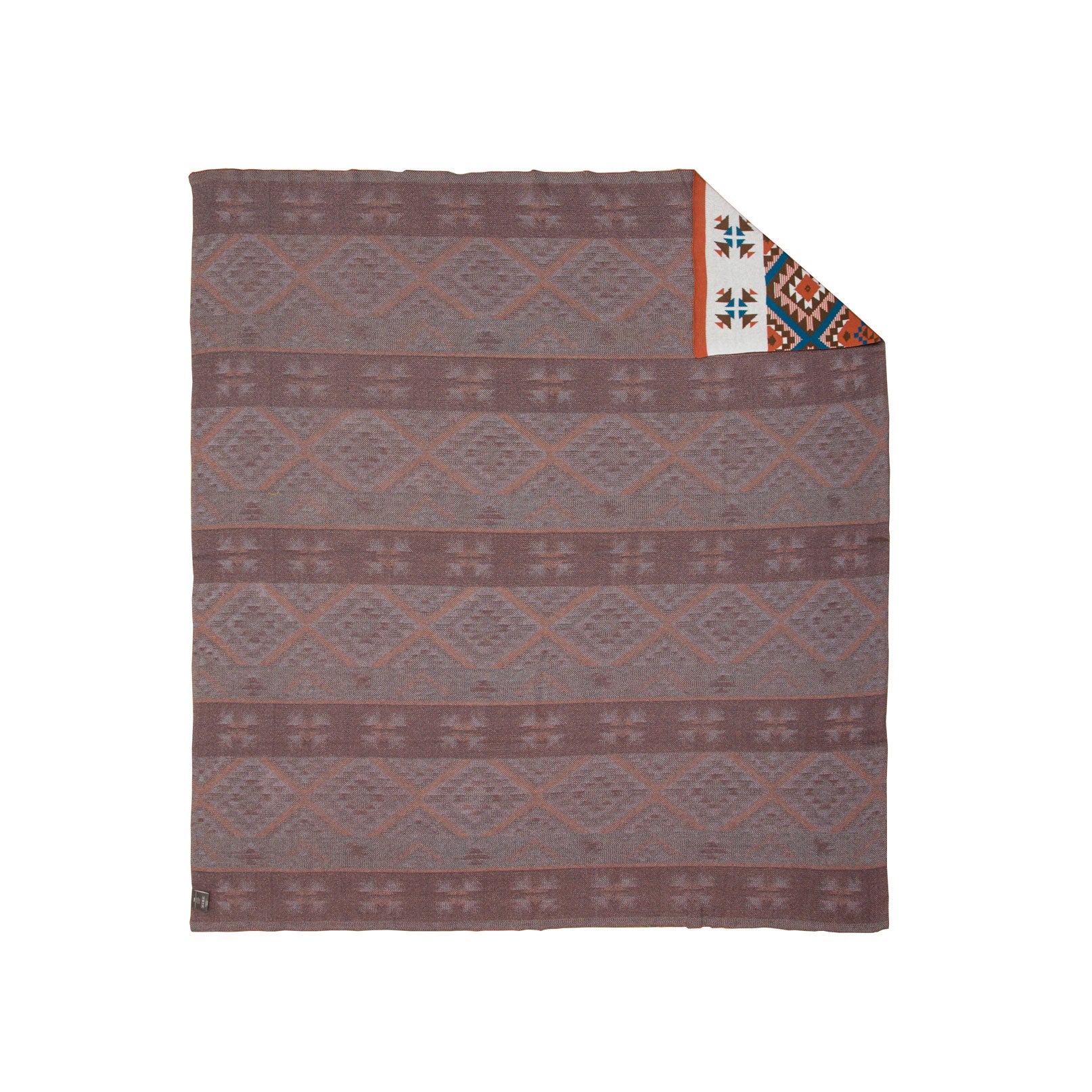 All-over Aztec Print Throw