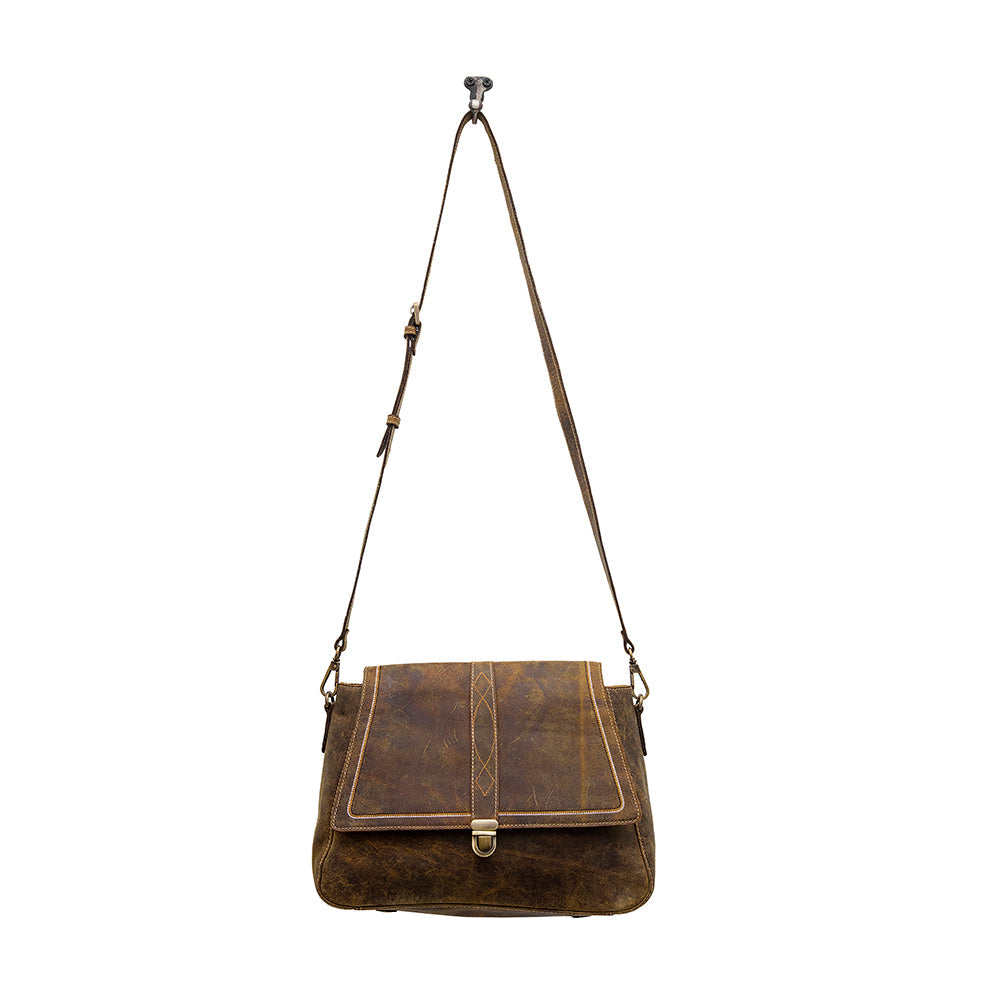 LONG REST LEATHER & HAIRON BAG