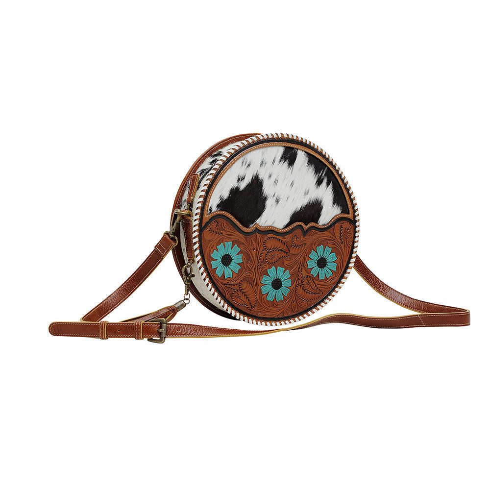 BLUE ASH ROUND BAG