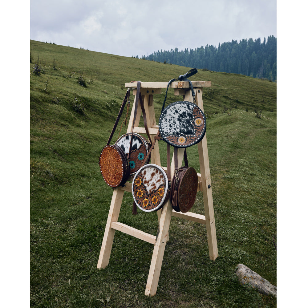 BLUE ASH ROUND BAG