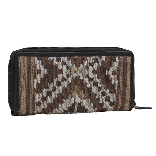 MAIZE WOVEN FABRIC WALLET