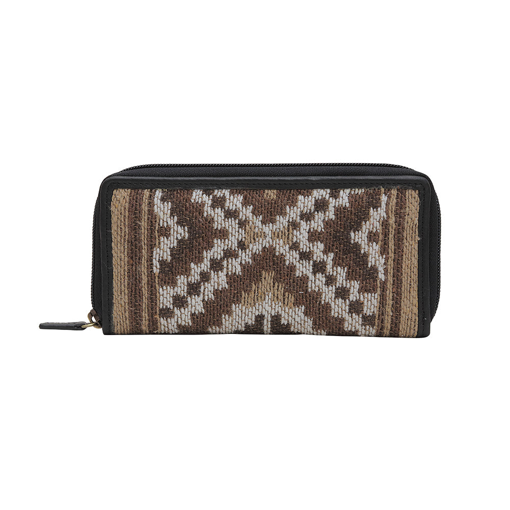 MAIZE WOVEN FABRIC WALLET