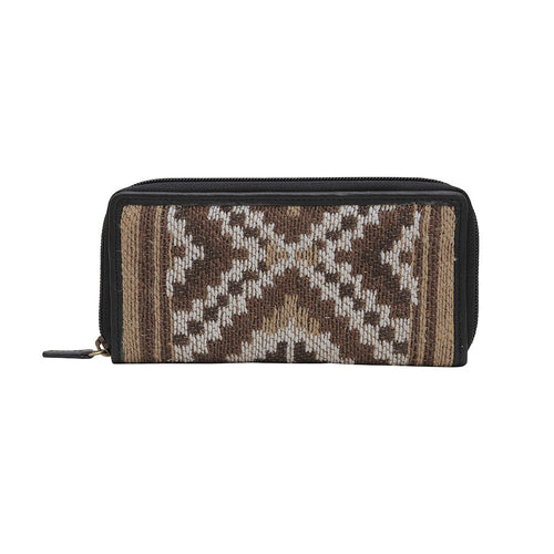 MAIZE WOVEN FABRIC WALLET