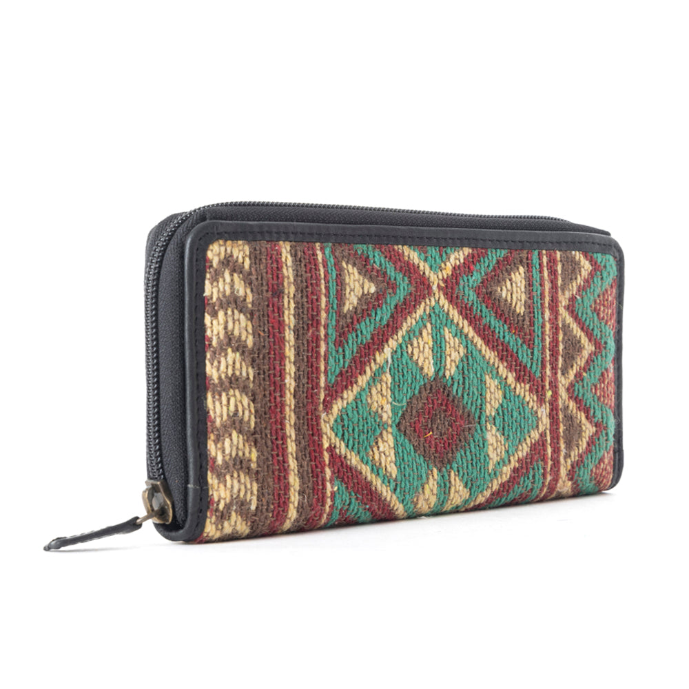 CANARY WOVEN FABRIC WALLET