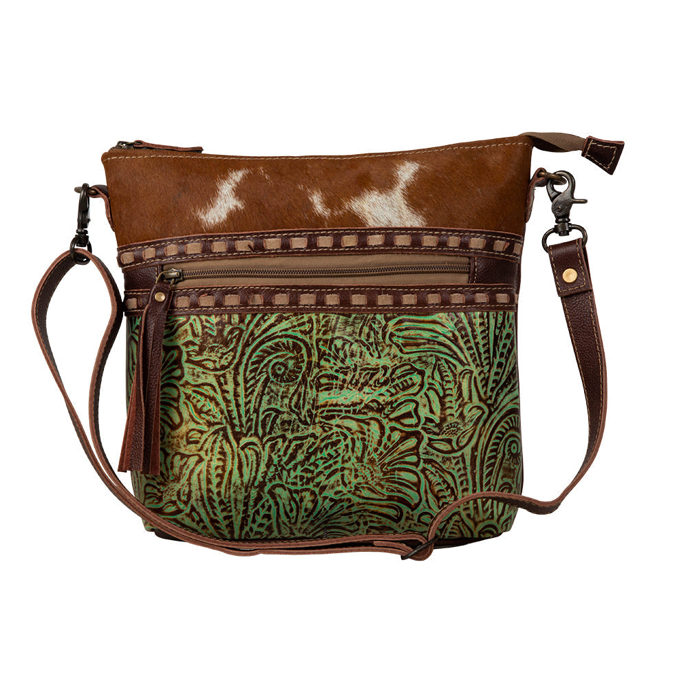 Cheyenne Plains River Leather & Hairon Bag