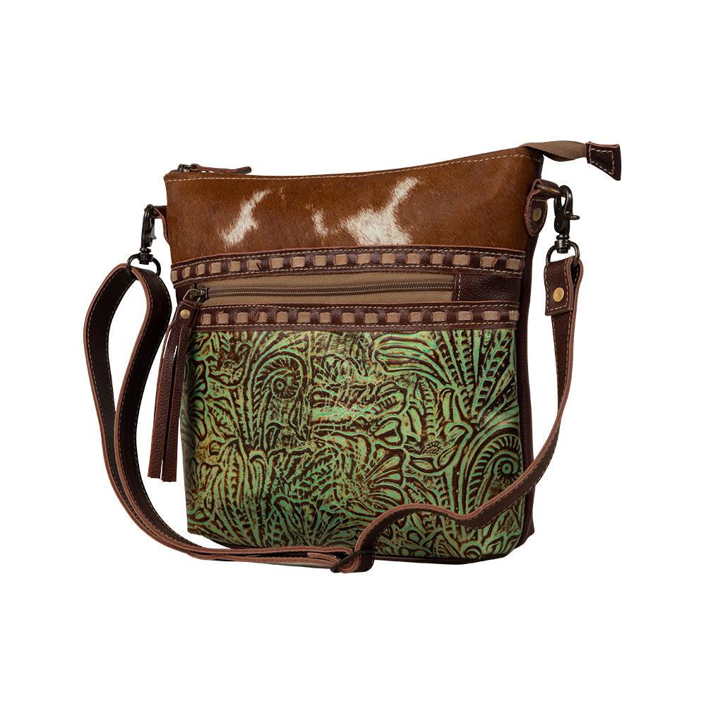 Cheyenne Plains River Leather & Hairon Bag
