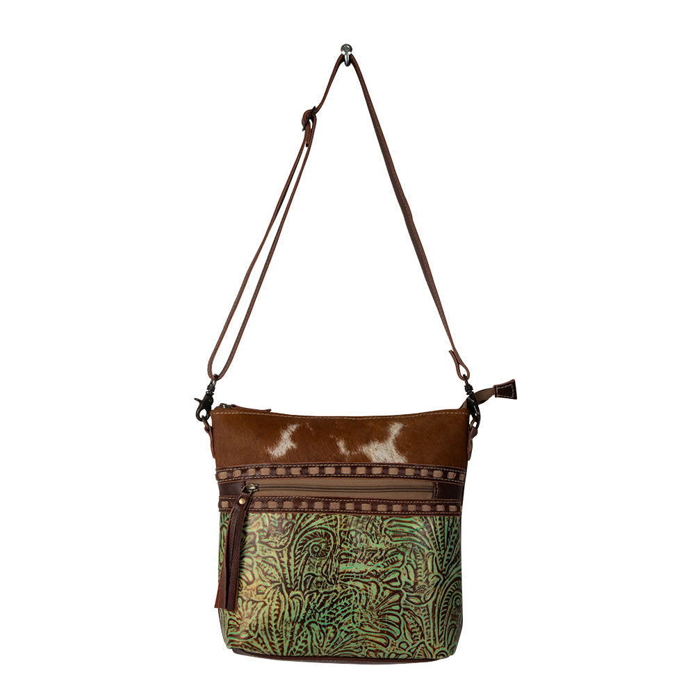 Cheyenne Plains River Leather & Hairon Bag