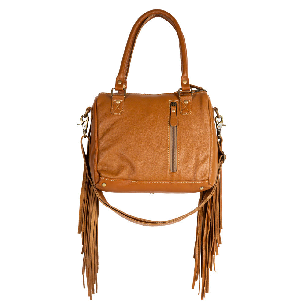 Dakota Plains Hair-On Hide Fringed Concealed-Carry Bag