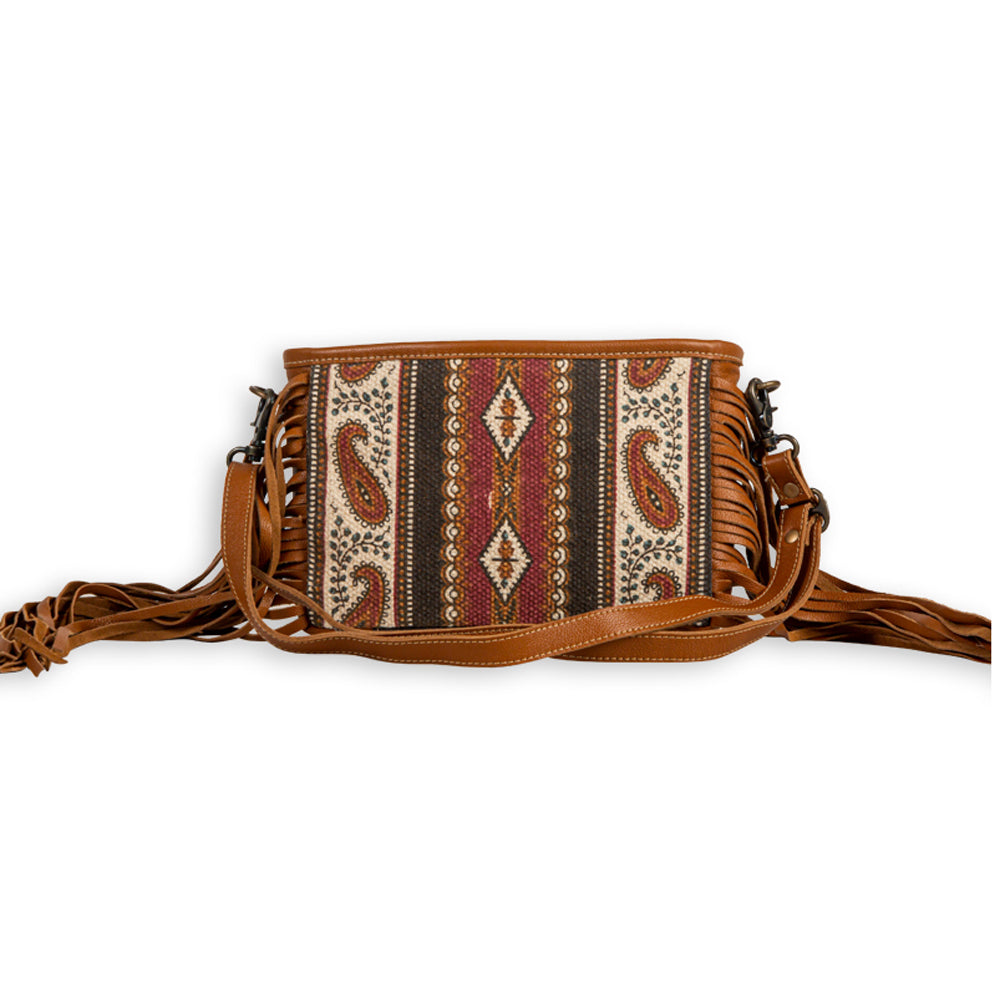 Mojave Paisley Fringed Small & Crossbody Bag