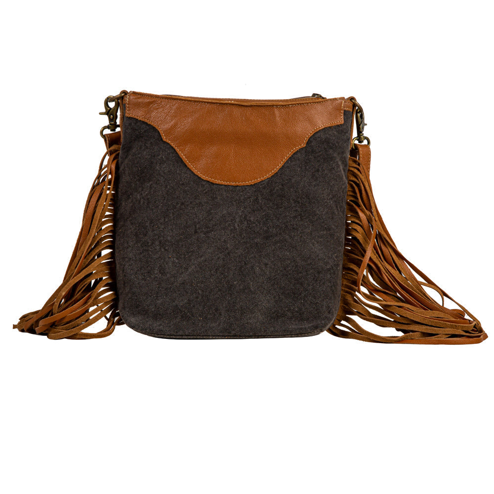 Mojave Paisley Fringed Hand-Tooled Bag