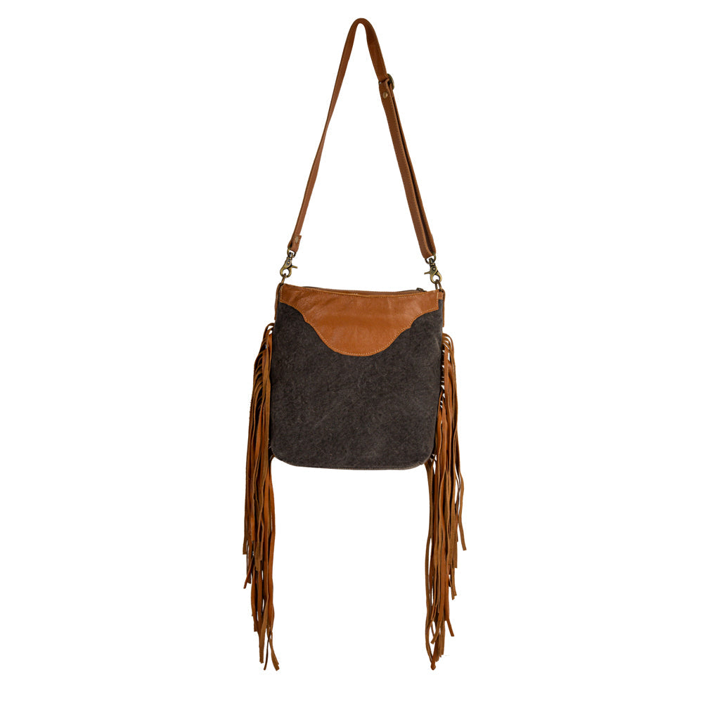 Mojave Paisley Fringed Hand-Tooled Bag