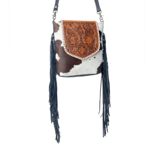 Ritzy Rift Hand-Tooled Bag