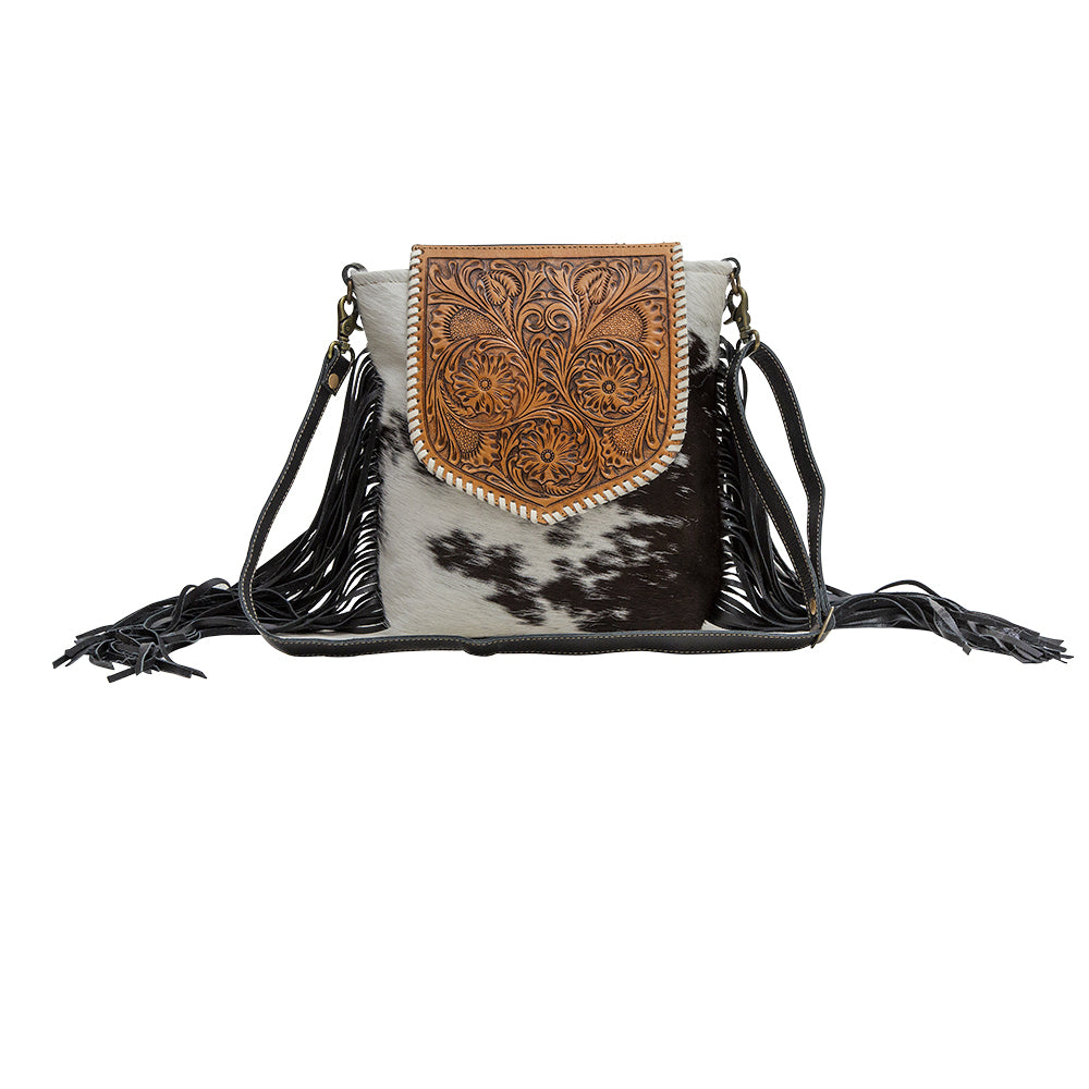 Ritzy Rift Hand-Tooled Bag