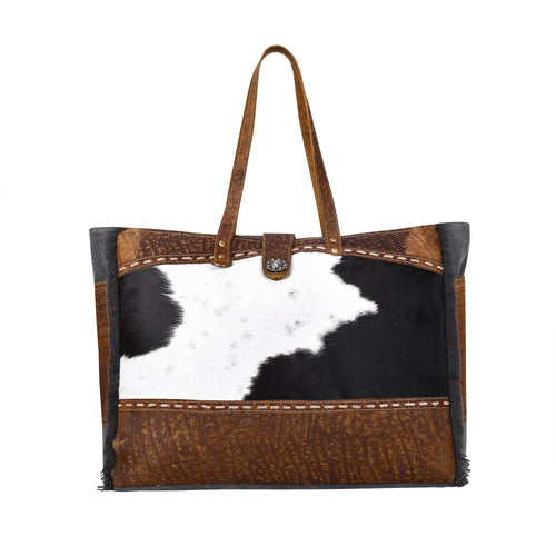 Asher Canvas And Hairon Bag
