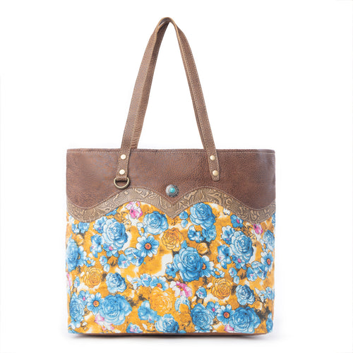 Blue Ridge Blooms Tote Bag