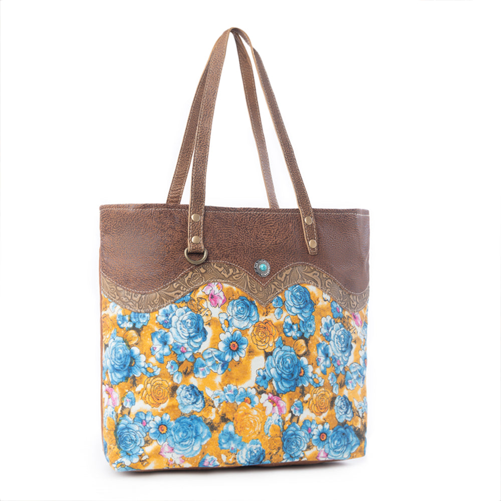 Blue Ridge Blooms Tote Bag