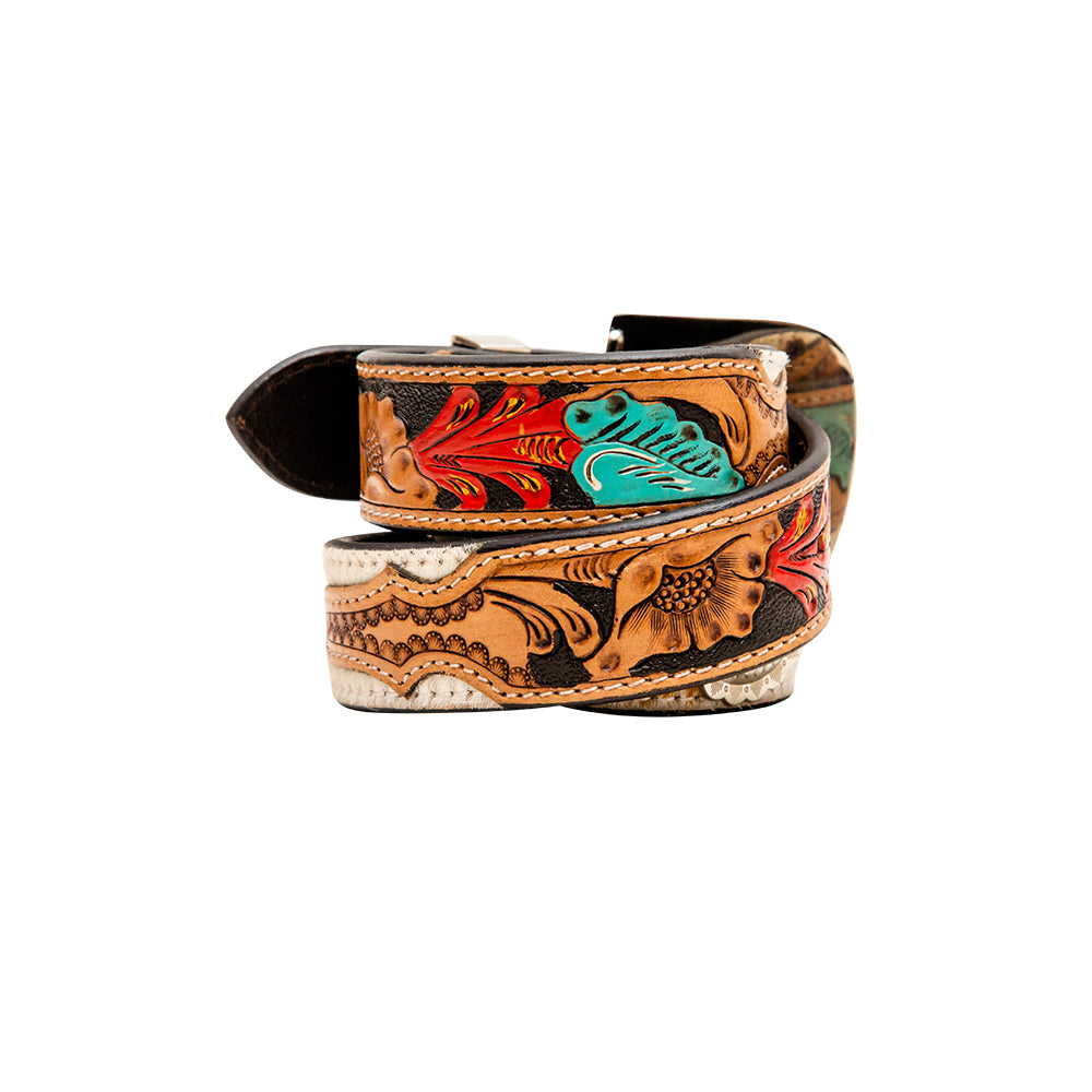 Cummerband Hand-Tooled Concho Belt