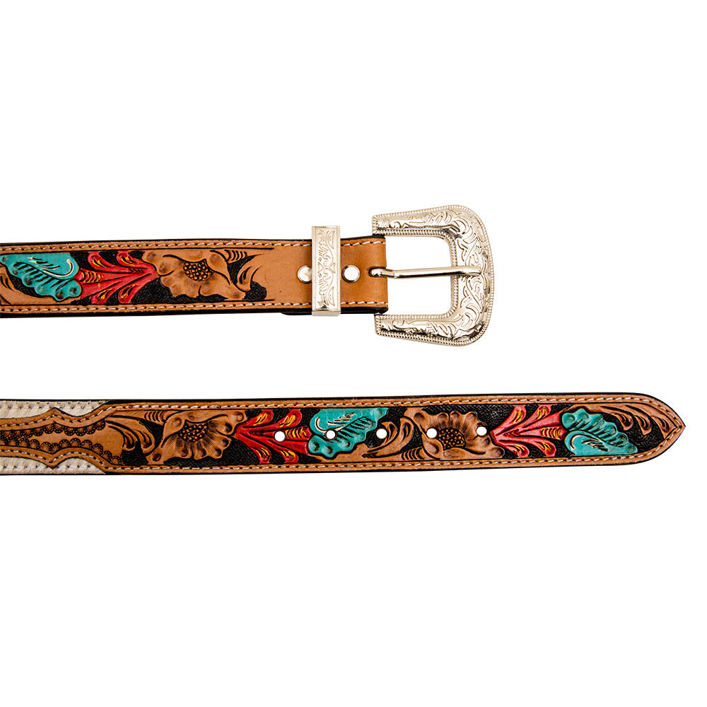 Cummerband Hand-Tooled Concho Belt