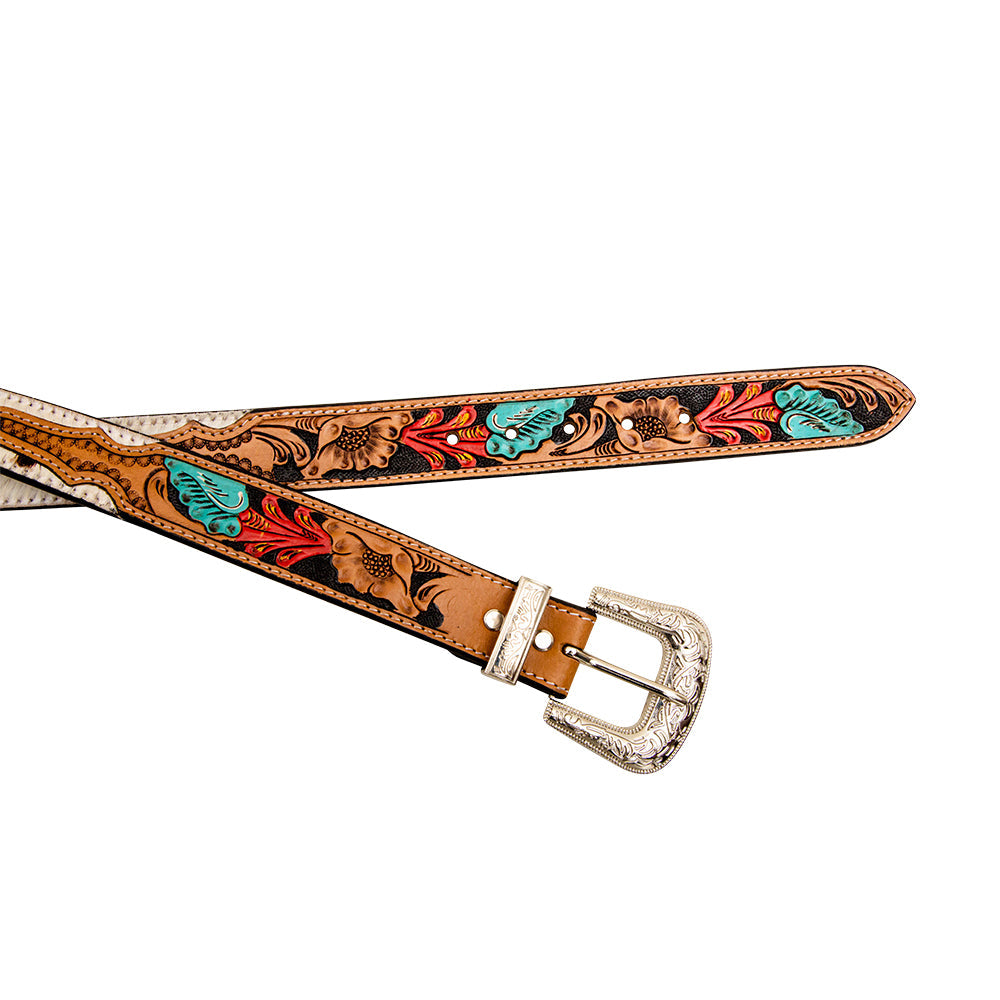 Cummerband Hand-Tooled Concho Belt