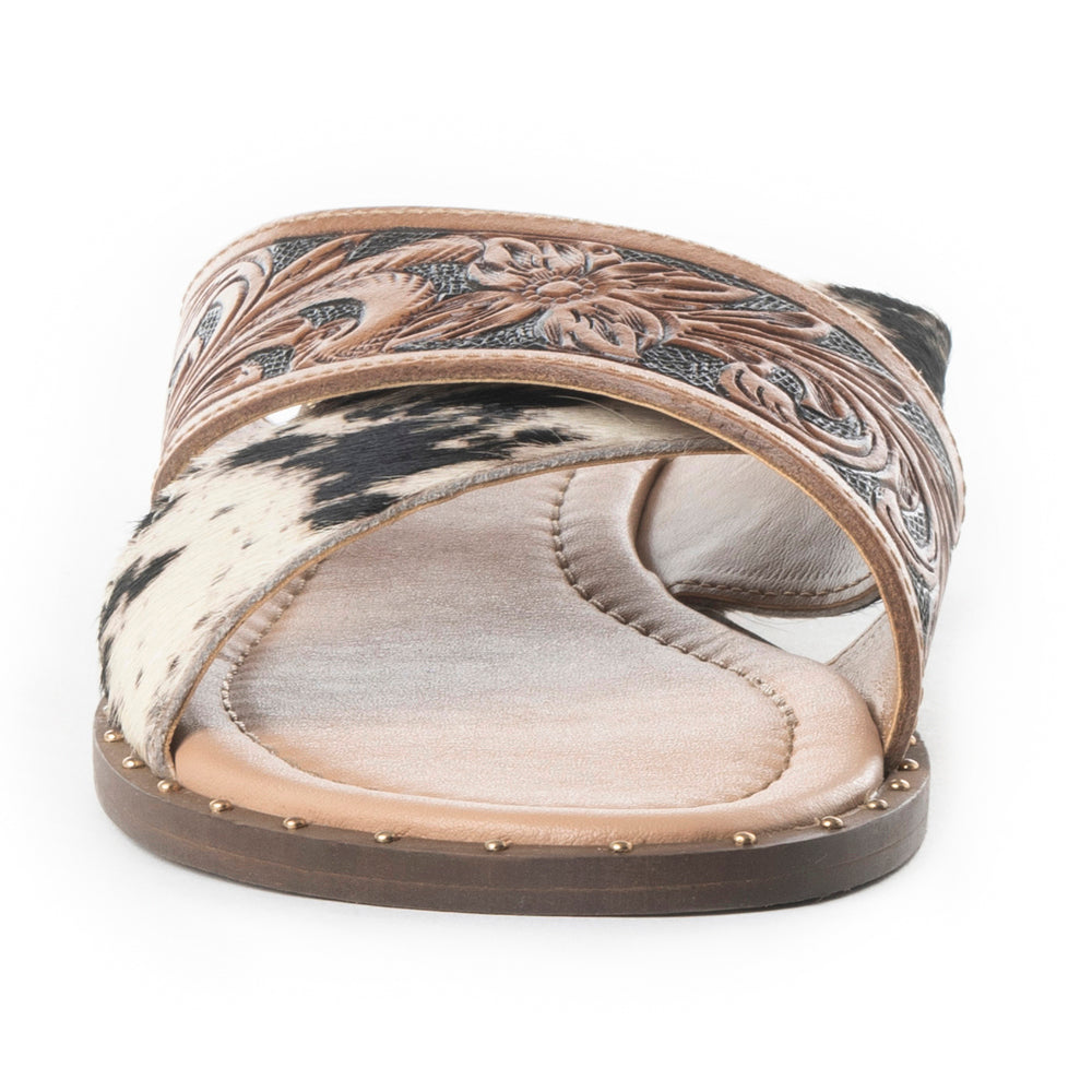 Chappy Western Hand-Tooled Sandals