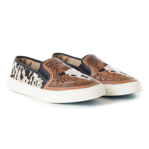 Reflexo Western Hand-Tooled Sneakers