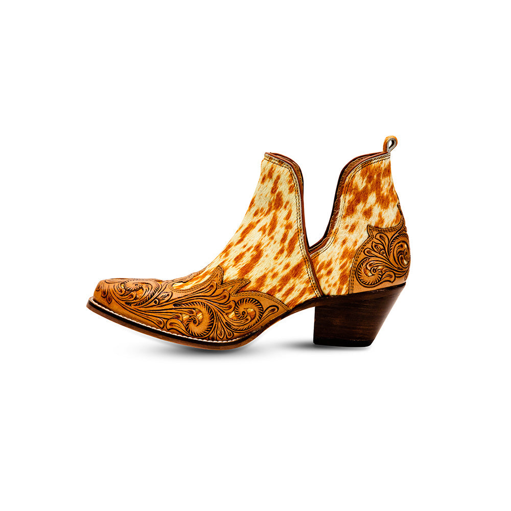 Vestro Western Hand-Tooled Booties