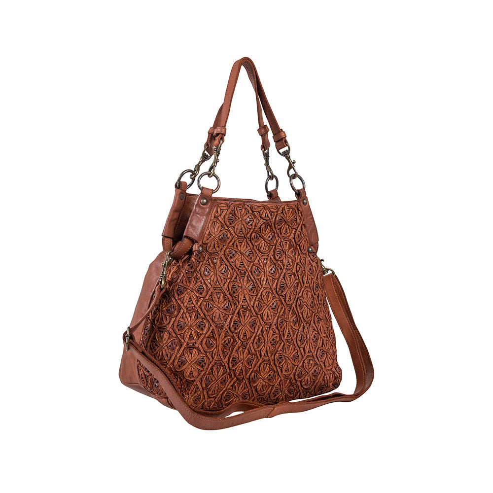 Aliphatic Leather & Hair On Bag