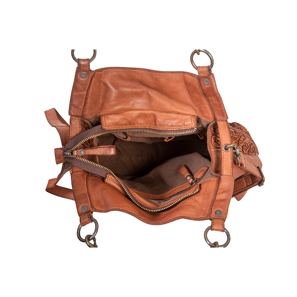 Aliphatic Leather & Hair On Bag