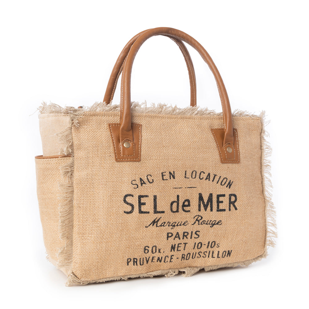 Sel De Mer Frayed Trim Small & Crossbody Bag