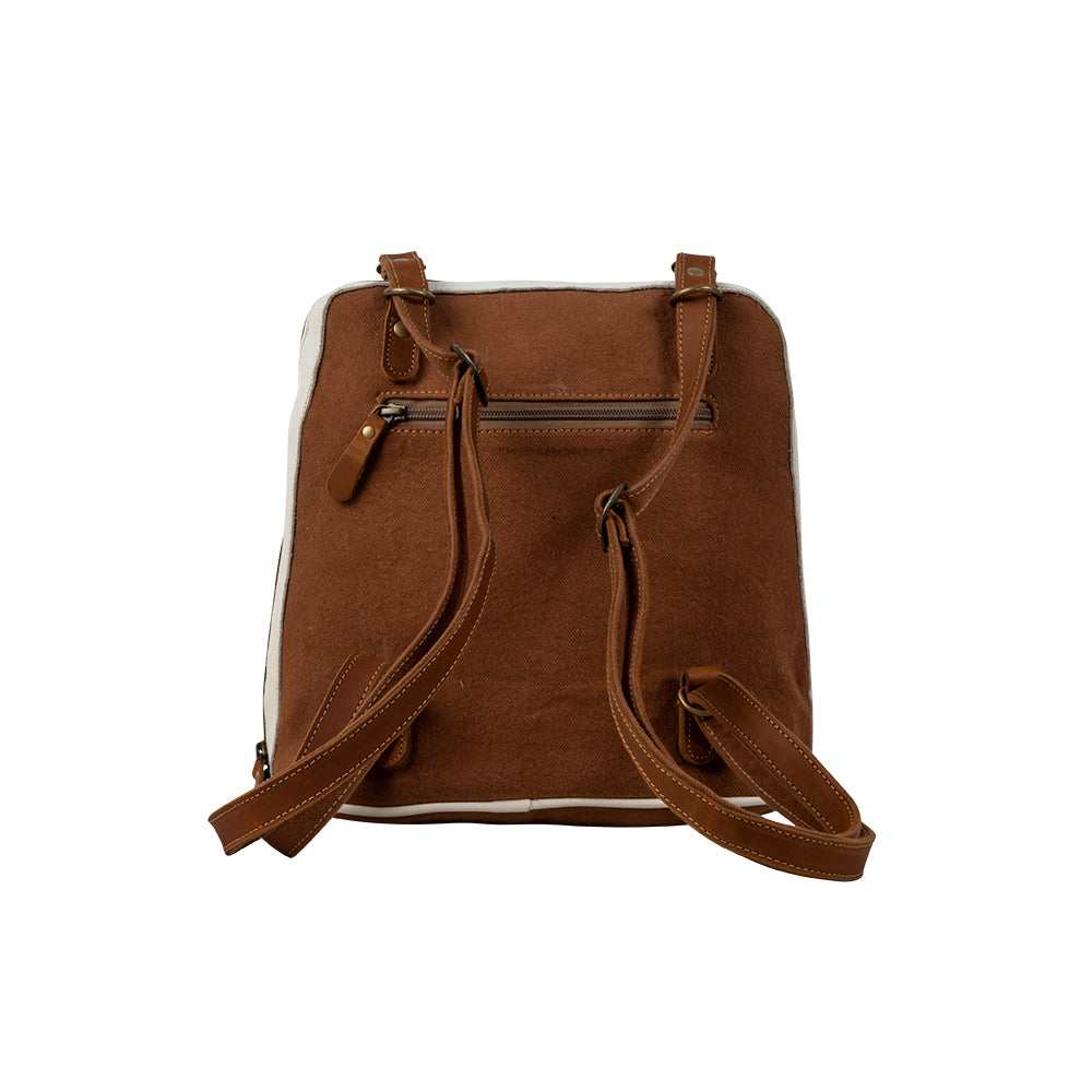 Prairie Grasslands Canvas and Hairon Backpack.