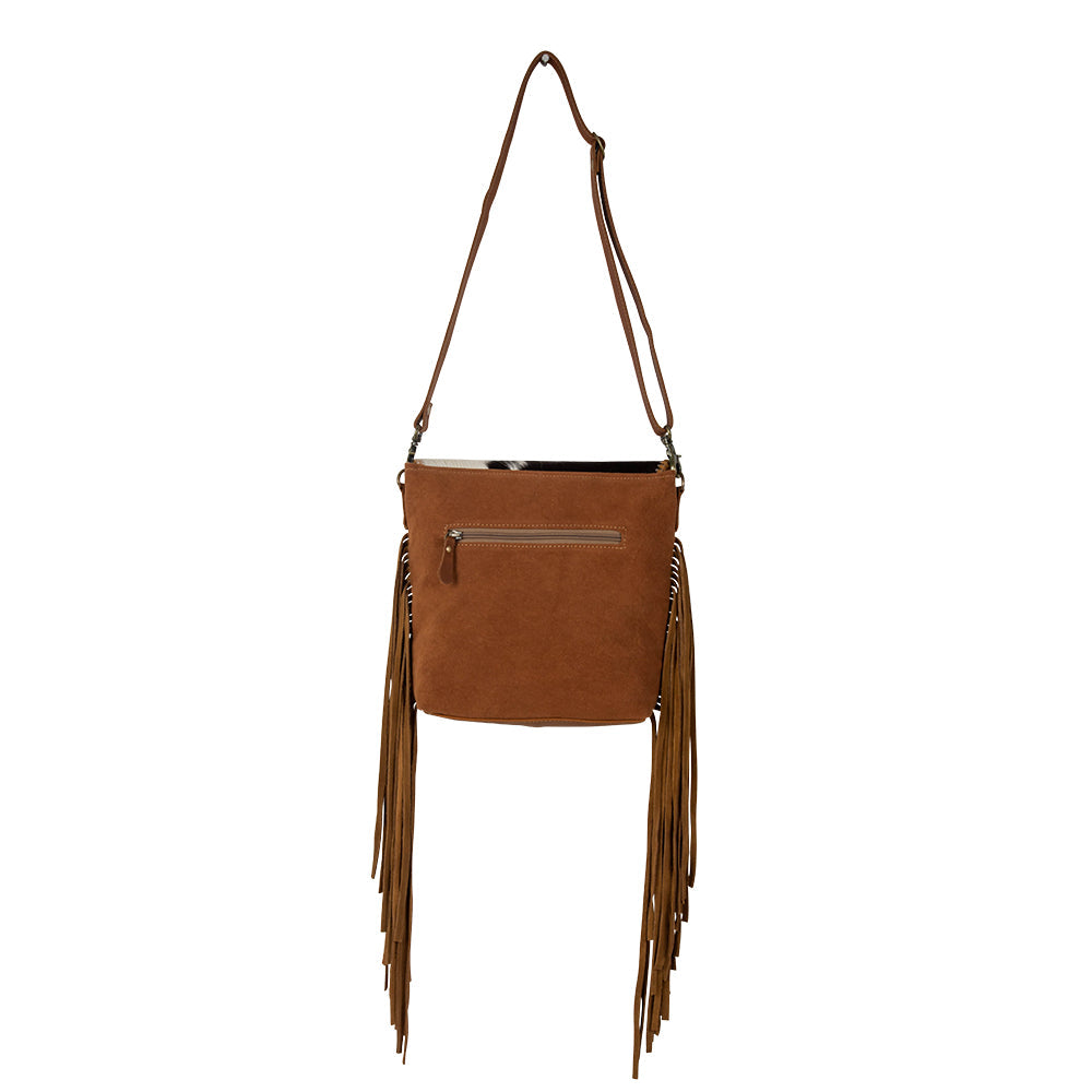 Stone Mesa Fringed Shoulder Bag