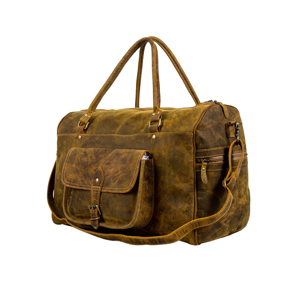 San Angelo Leather Traveler Bag