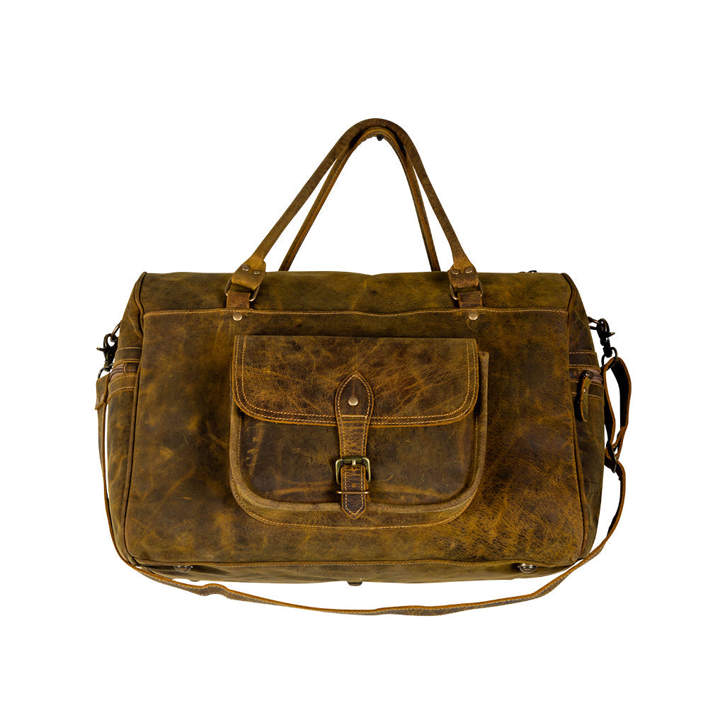 San Angelo Leather Traveler Bag